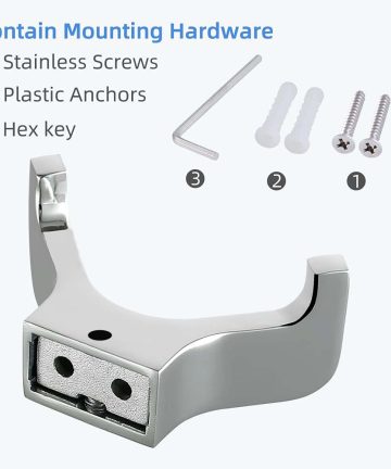 easy to fit bath robe hook